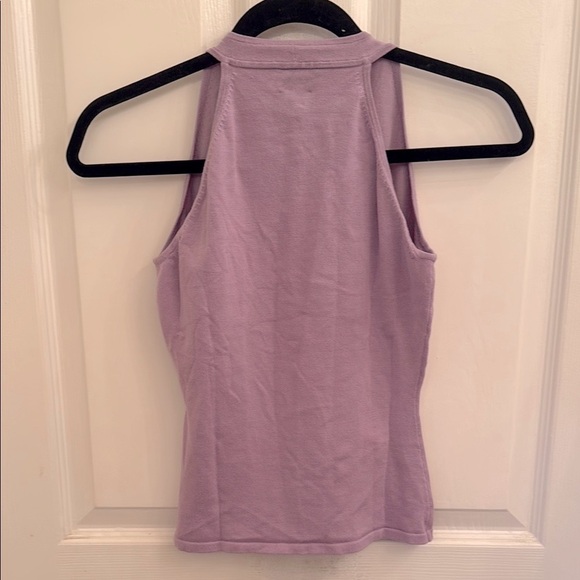 INC Women's Lavender V-Neck Tank - Picture 2 of 4
